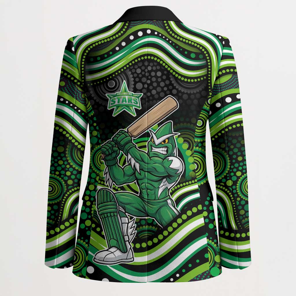 Melbourne Stars Cricket Blazer Australian Cricket Mascot - Modern Indigenous Style