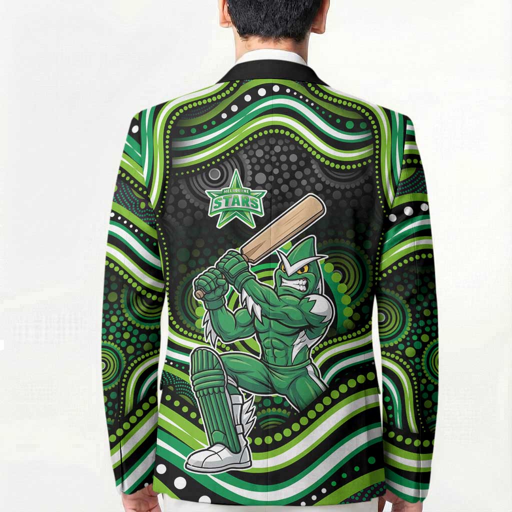 Melbourne Stars Cricket Blazer Australian Cricket Mascot - Modern Indigenous Style