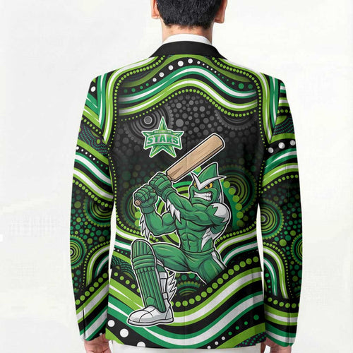 Melbourne Stars Cricket Blazer Australian Cricket Mascot - Modern Indigenous Style