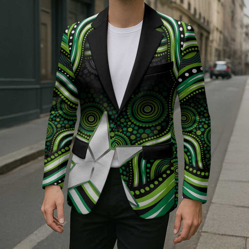 Melbourne Stars Cricket Blazer Australian Cricket Mascot - Modern Indigenous Style