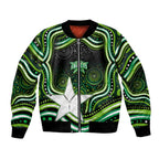 Melbourne Stars Cricket Bomber Jacket Australian Cricket Mascot - Modern Indigenous Style