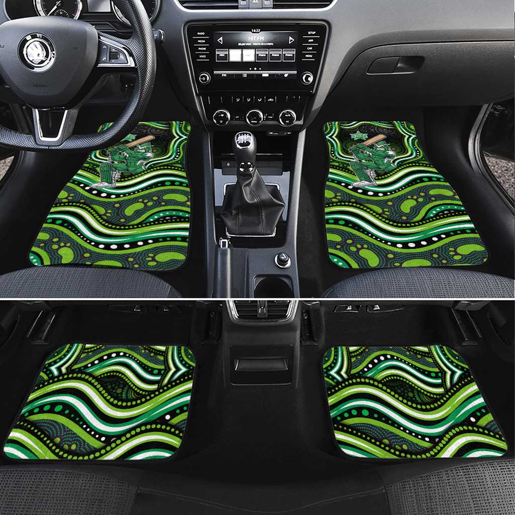 Melbourne Stars Cricket Car Mats Australian Cricket Mascot - Modern Indigenous Style