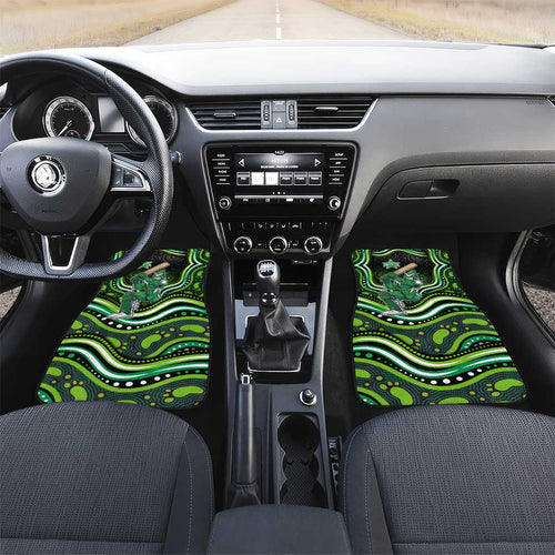 Melbourne Stars Cricket Car Mats Australian Cricket Mascot - Modern Indigenous Style
