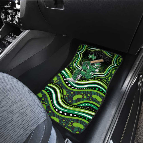 Melbourne Stars Cricket Car Mats Australian Cricket Mascot - Modern Indigenous Style