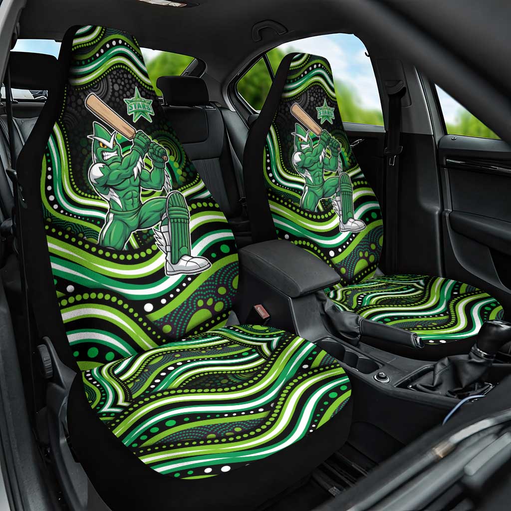 Melbourne Stars Cricket Car Seat Cover Australian Cricket Mascot - Modern Indigenous Style