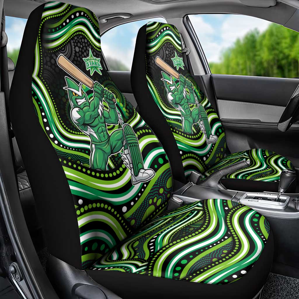 Melbourne Stars Cricket Car Seat Cover Australian Cricket Mascot - Modern Indigenous Style