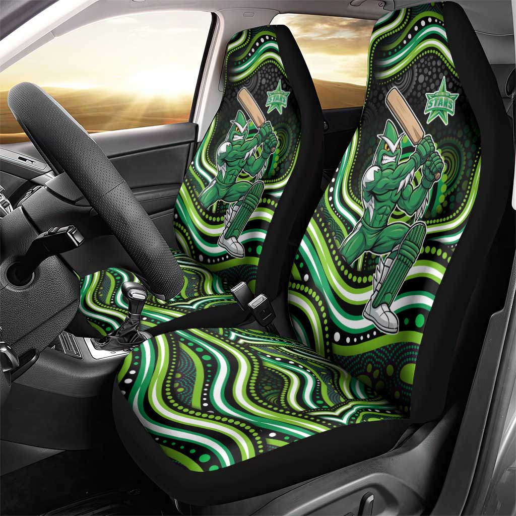 Melbourne Stars Cricket Car Seat Cover Australian Cricket Mascot - Modern Indigenous Style