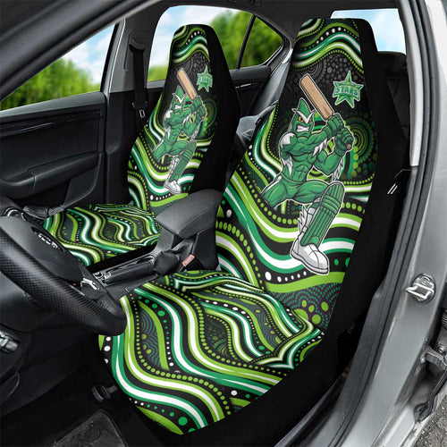 Melbourne Stars Cricket Car Seat Cover Australian Cricket Mascot - Modern Indigenous Style