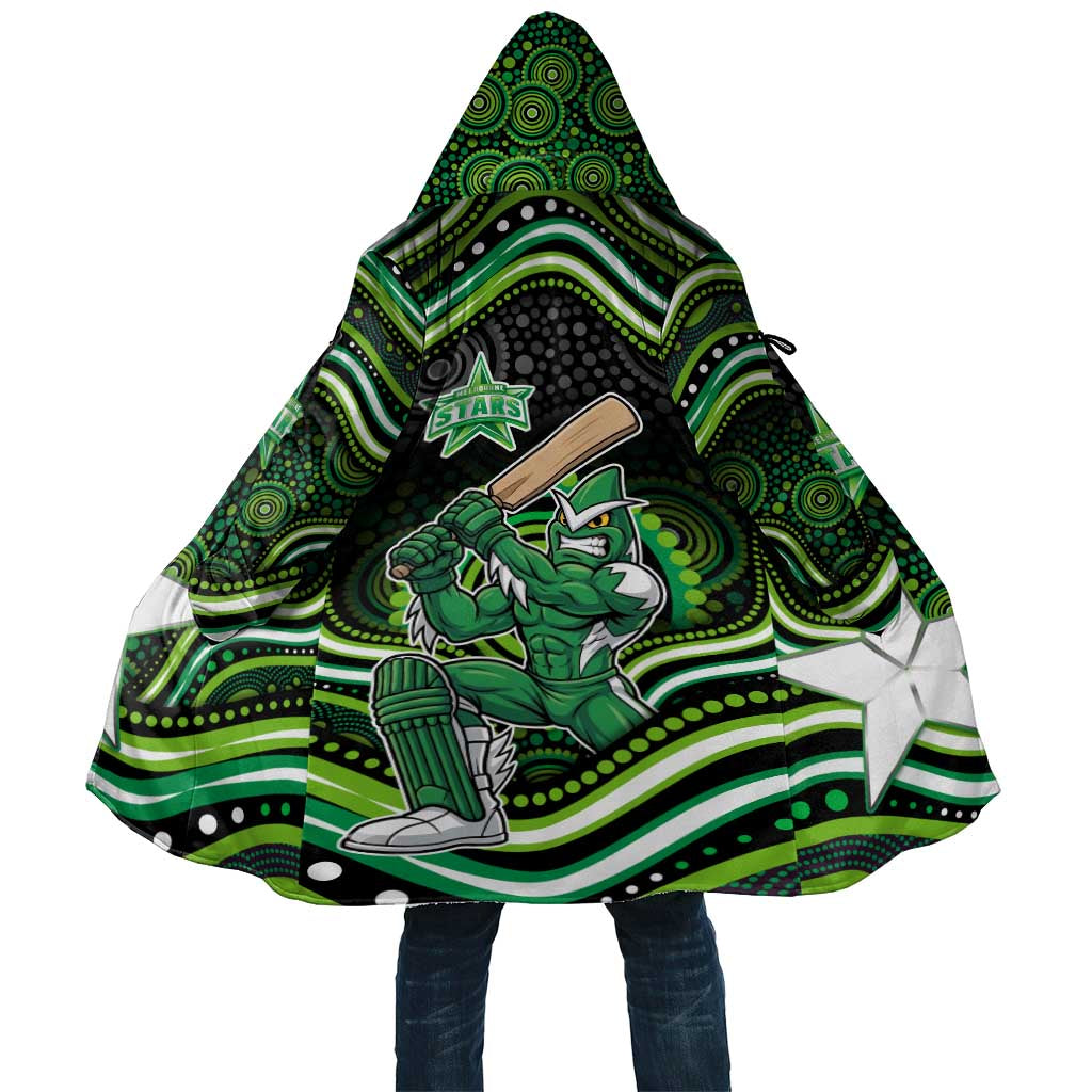 Melbourne Stars Cricket Cloak Australian Cricket Mascot - Modern Indigenous Style