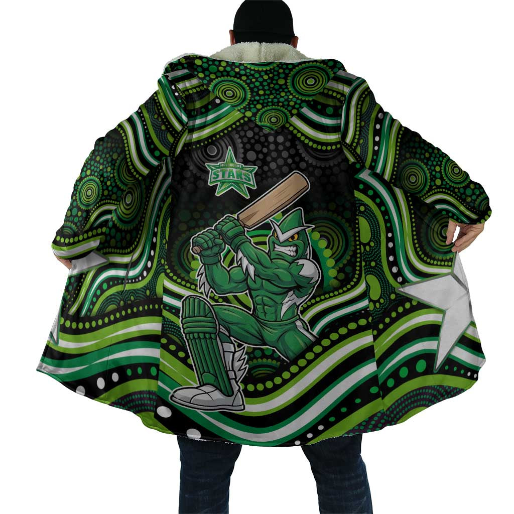Melbourne Stars Cricket Cloak Australian Cricket Mascot - Modern Indigenous Style