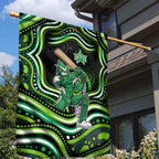 Melbourne Stars Cricket Garden Flag Australian Cricket Mascot - Modern Indigenous Style