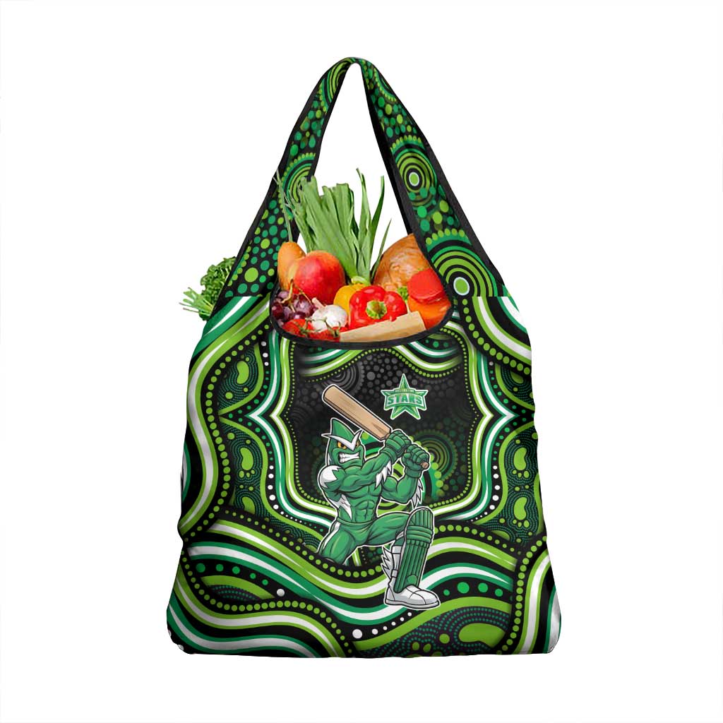 Melbourne Stars Cricket Grocery Bag Australian Cricket Mascot - Modern Indigenous Style