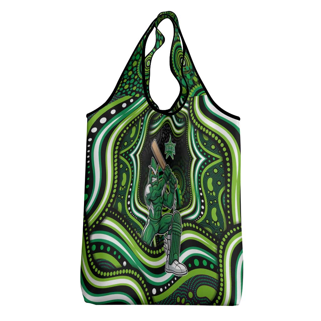 Melbourne Stars Cricket Grocery Bag Australian Cricket Mascot - Modern Indigenous Style