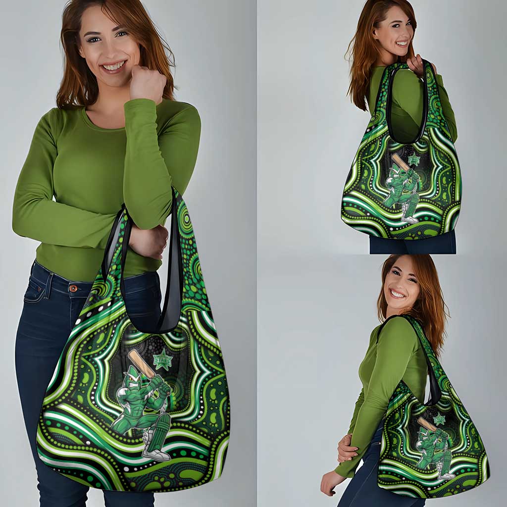 Melbourne Stars Cricket Grocery Bag Australian Cricket Mascot - Modern Indigenous Style