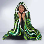 Melbourne Stars Cricket Hooded Blanket Australian Cricket Mascot - Modern Indigenous Style