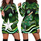 Melbourne Stars Cricket Hoodie Dress Australian Cricket Mascot - Modern Indigenous Style