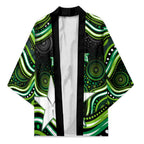 Melbourne Stars Cricket Kimono Australian Cricket Mascot - Modern Indigenous Style