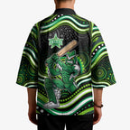 Melbourne Stars Cricket Kimono Australian Cricket Mascot - Modern Indigenous Style