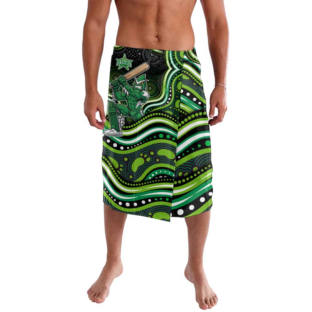 Melbourne Stars Cricket Lavalava Australian Cricket Mascot - Modern Indigenous Style