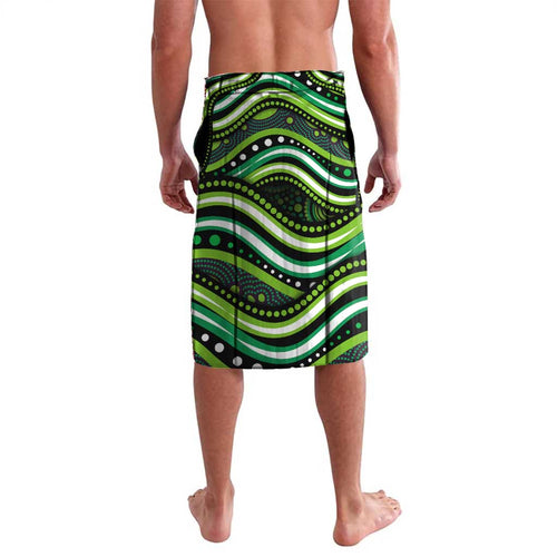Melbourne Stars Cricket Lavalava Australian Cricket Mascot - Modern Indigenous Style