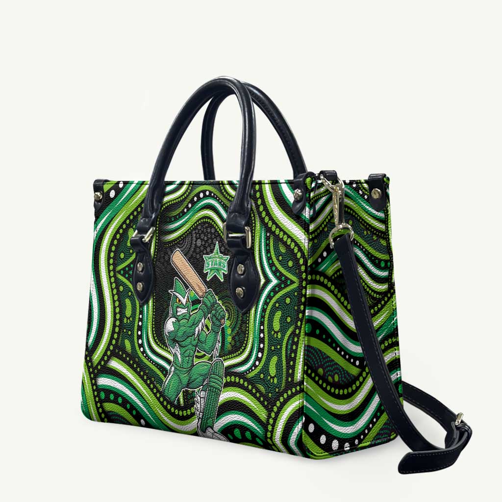 Melbourne Stars Cricket Leather Bag Australian Cricket Mascot - Modern Indigenous Style