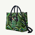 Melbourne Stars Cricket Leather Bag Australian Cricket Mascot - Modern Indigenous Style