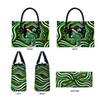 Melbourne Stars Cricket Leather Bag Australian Cricket Mascot - Modern Indigenous Style