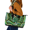 Melbourne Stars Cricket Leather Tote Bag Australian Cricket Mascot - Modern Indigenous Style