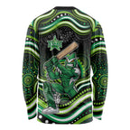 Melbourne Stars Cricket Long Sleeve Shirt Australian Cricket Mascot - Modern Indigenous Style