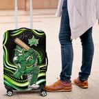 Melbourne Stars Cricket Luggage Cover Australian Cricket Mascot - Modern Indigenous Style