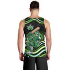Melbourne Stars Cricket Men Tank Top Australian Cricket Mascot - Modern Indigenous Style