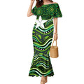 Melbourne Stars Cricket Mermaid Dress Australian Cricket Mascot - Modern Indigenous Style