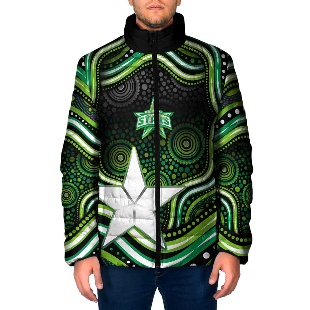 Melbourne Stars Cricket Padded Jacket Australian Cricket Mascot - Modern Indigenous Style