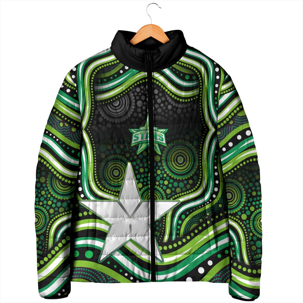 Melbourne Stars Cricket Padded Jacket Australian Cricket Mascot - Modern Indigenous Style