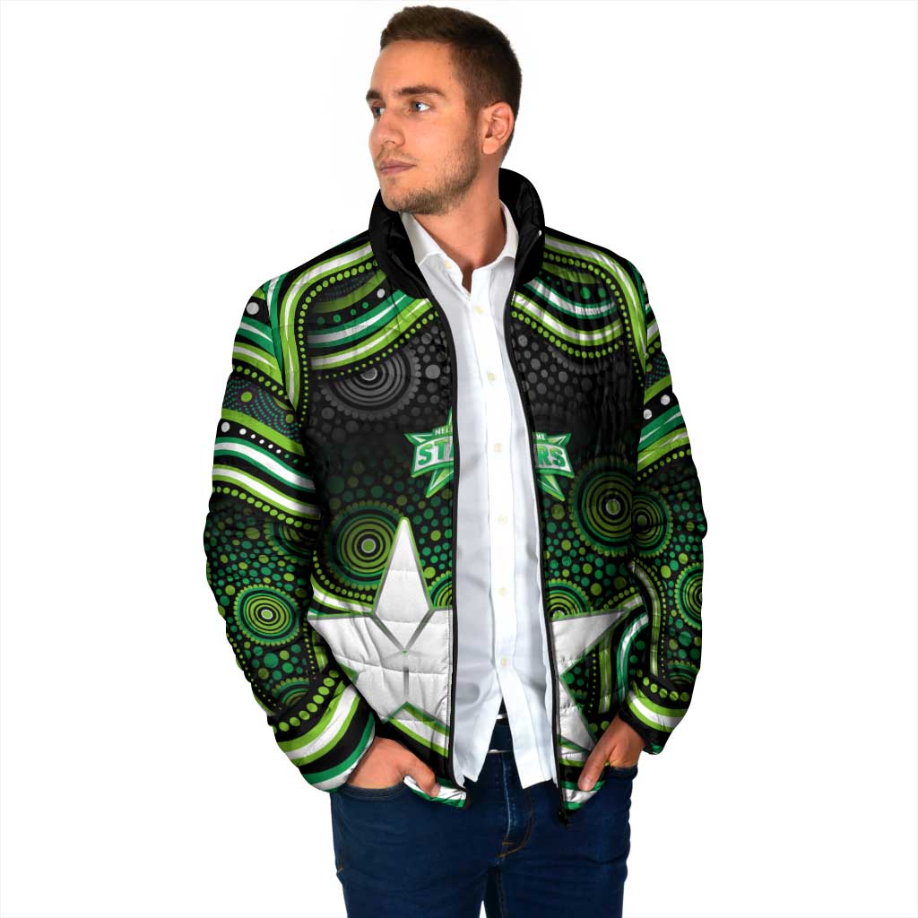 Melbourne Stars Cricket Padded Jacket Australian Cricket Mascot - Modern Indigenous Style