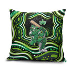 Melbourne Stars Cricket Pillow Cover Australian Cricket Mascot - Modern Indigenous Style
