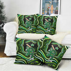 Melbourne Stars Cricket Pillow Cover Australian Cricket Mascot - Modern Indigenous Style