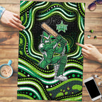 Melbourne Stars Cricket Puzzle Australian Cricket Mascot - Modern Indigenous Style