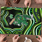 Melbourne Stars Cricket Puzzle Australian Cricket Mascot - Modern Indigenous Style
