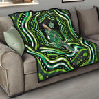 Melbourne Stars Cricket Quilt Australian Cricket Mascot - Modern Indigenous Style