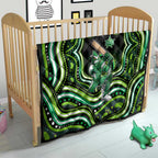 Melbourne Stars Cricket Quilt Australian Cricket Mascot - Modern Indigenous Style