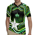 Melbourne Stars Cricket Rugby Jersey Australian Cricket Mascot - Modern Indigenous Style