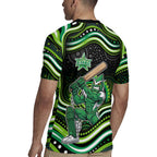 Melbourne Stars Cricket Rugby Jersey Australian Cricket Mascot - Modern Indigenous Style