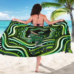Melbourne Stars Cricket Sarong Australian Cricket Mascot - Modern Indigenous Style