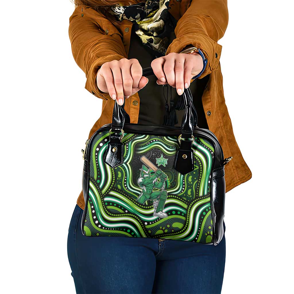 Melbourne Stars Cricket Shoulder Handbag Australian Cricket Mascot - Modern Indigenous Style