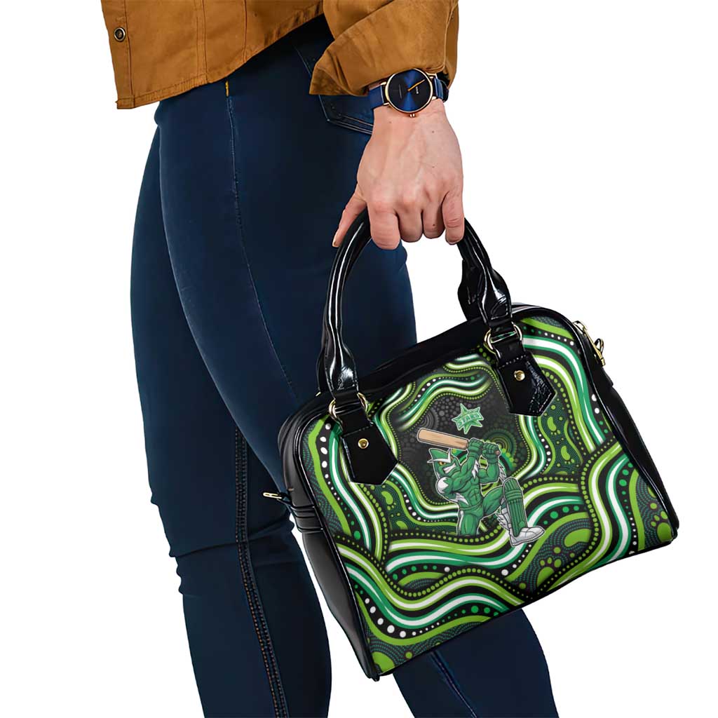 Melbourne Stars Cricket Shoulder Handbag Australian Cricket Mascot - Modern Indigenous Style