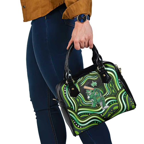 Melbourne Stars Cricket Shoulder Handbag Australian Cricket Mascot - Modern Indigenous Style
