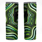 Melbourne Stars Cricket Skinny Tumbler Australian Cricket Mascot - Modern Indigenous Style