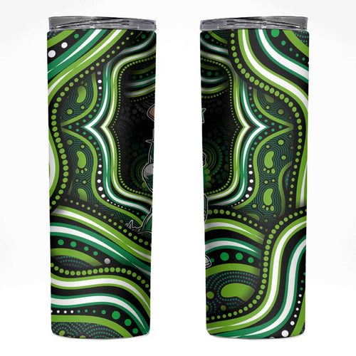 Melbourne Stars Cricket Skinny Tumbler Australian Cricket Mascot - Modern Indigenous Style