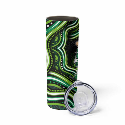 Melbourne Stars Cricket Skinny Tumbler Australian Cricket Mascot - Modern Indigenous Style